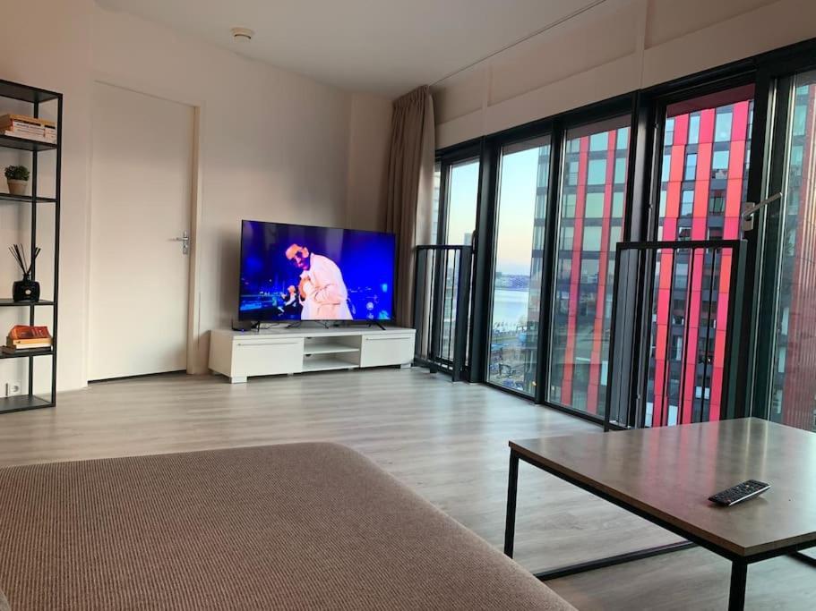 Stunning View Apt Free Parking Apartamento Roterdão Exterior foto